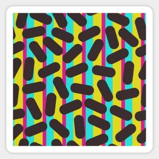 90's Pattern Retro Particles Sticker